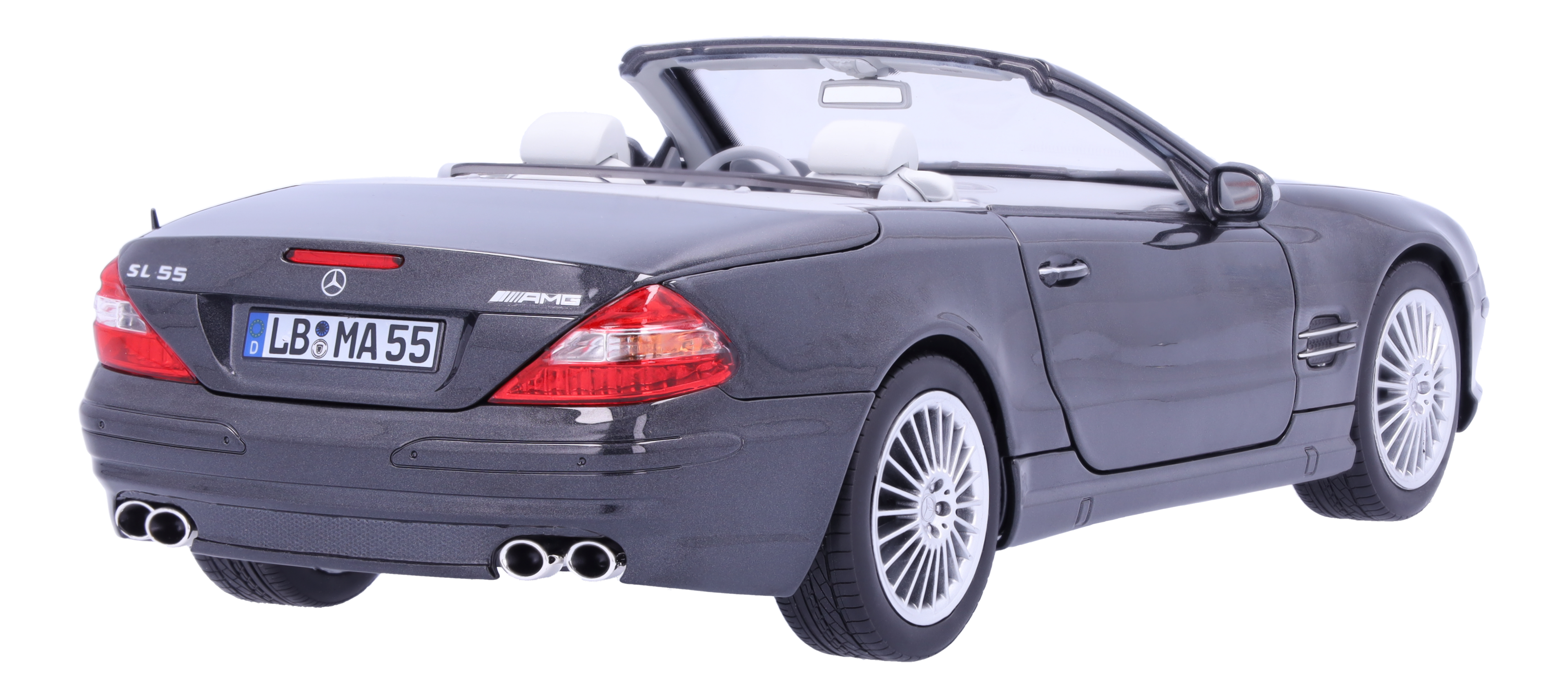 SL 55 AMG R 230 (2001-2006) obsidianschwarz, 1:18