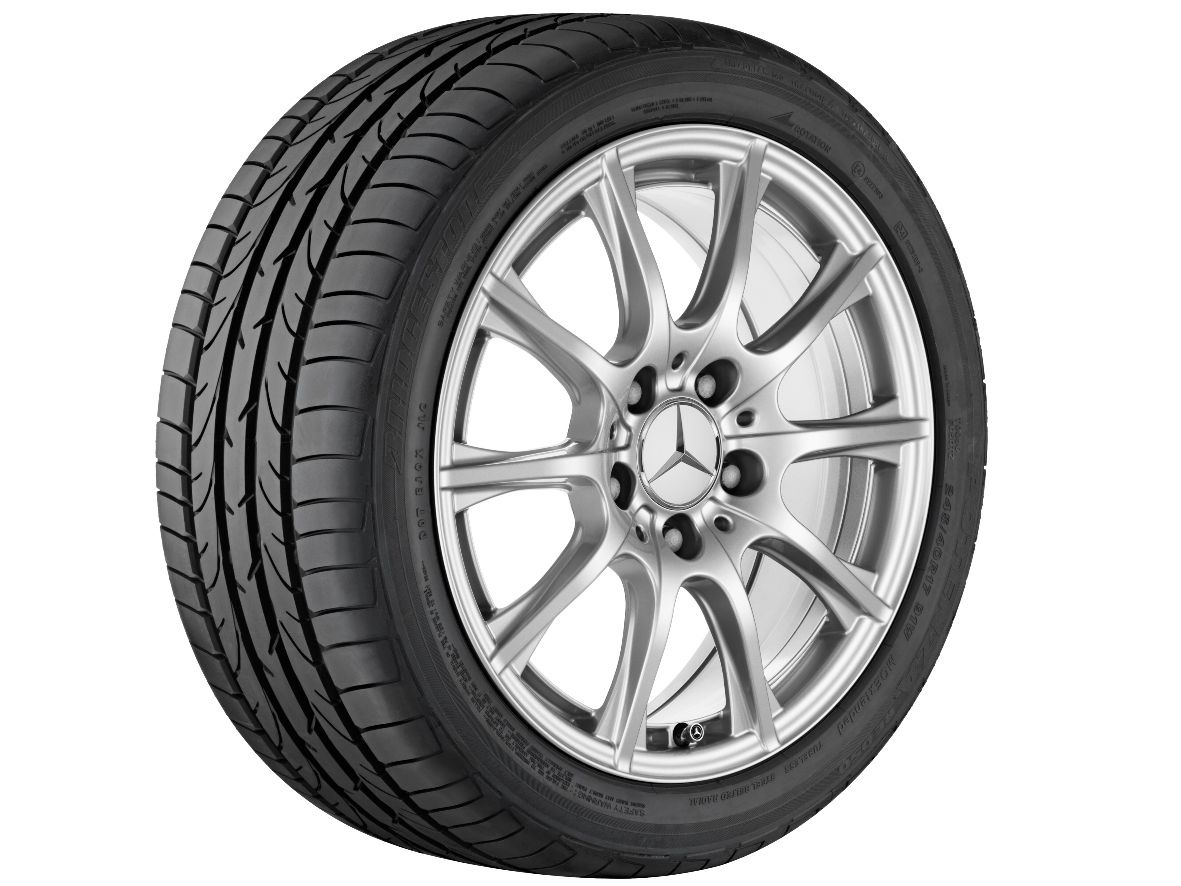 Mercedes-Benz - 10-Speichen-Rad, 40,6 cm (16 Zoll) 10-Speichen-Rad, 40,6 cm (16 Zoll)