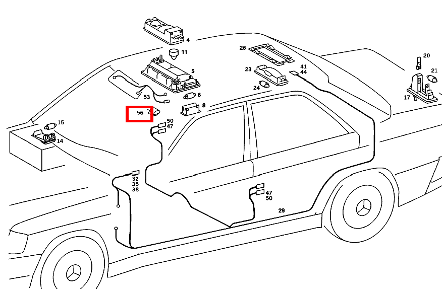 Klammer BEF.LAMBDASONDE SLC 107, SE 126, SEL 109 und weitere kaufen 