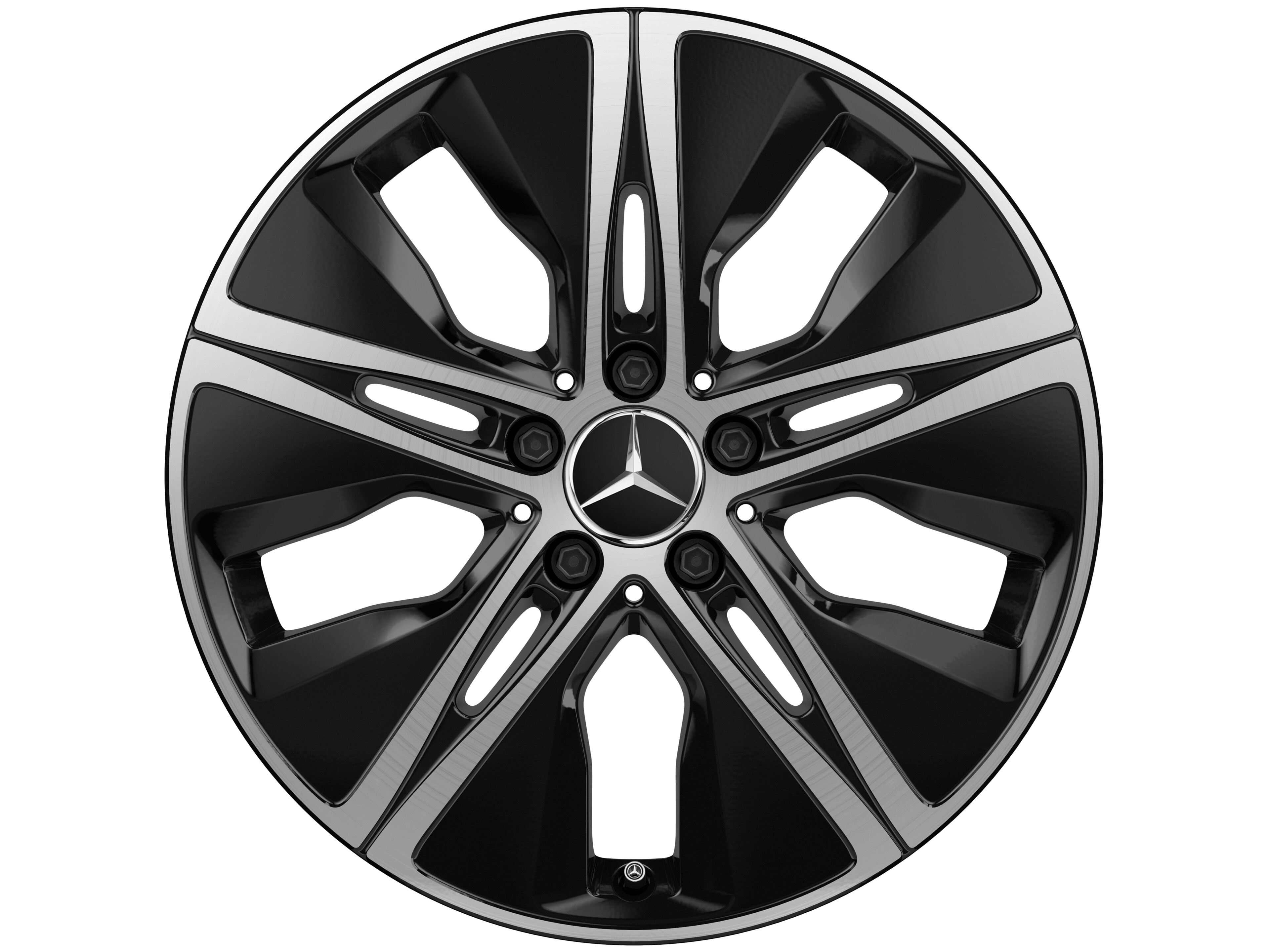 5-Loch-Rad, Aero, 45,7 cm (18 Zoll), glanzged