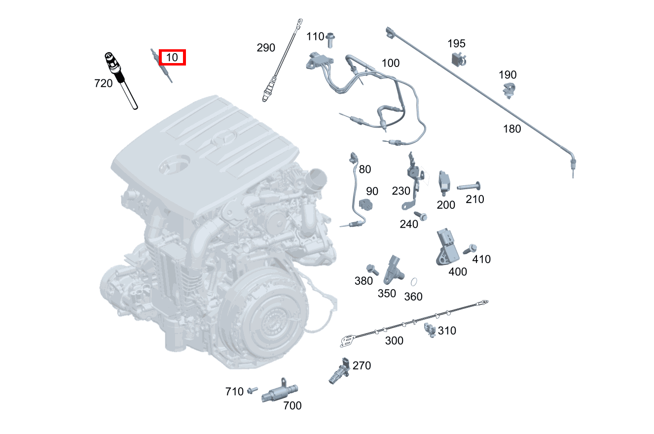 Glühkerze B 180 d BCA 247 Glühkerze B 180 d BCA 247