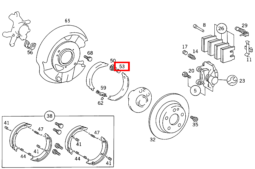 STUETZBUCHSE 300TDT/E300DTDT 4M 124 STUETZBUCHSE 300TDT/E300DTDT 4M 124
