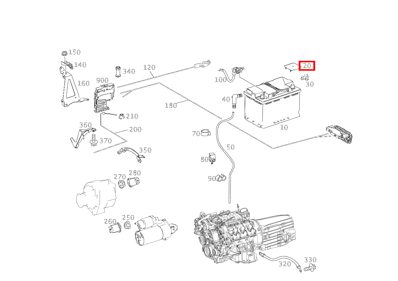Schutzkappe PLUSPOL SLS AMG GT Roadster Final Edition 197