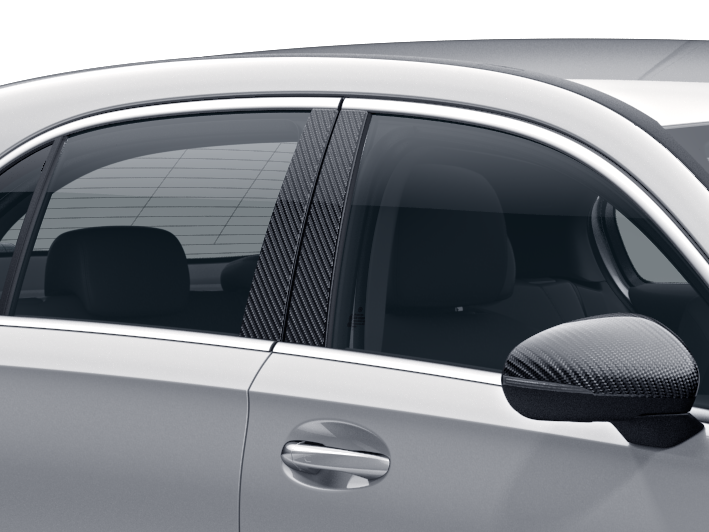 Mercedes-Benz - B-Säulen-Cover, Carbon-Style B-Säulen-Cover, Carbon-Style