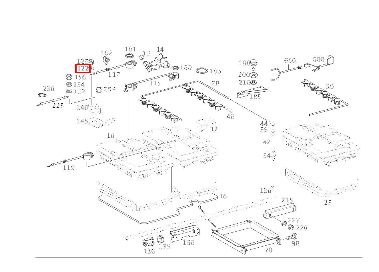Federscheibe BEFESTIGUNG KABELVERBINDER G 300 CDI/4X4/3428 Lang 461