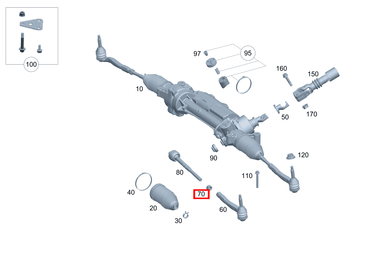 Sechskantmutter Links und rechts; M14X1.5 E 300 Cabriolet 238 Sechskantmutter Links und rechts; M14X1.5 E 300 Cabriolet 238