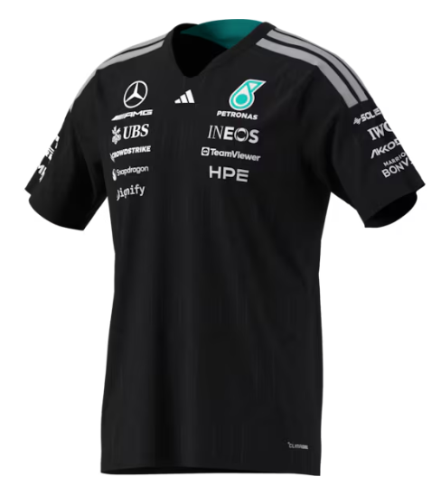 T-Shirt Herren, Fahrer, Mercedes-AMG F1 schwarz