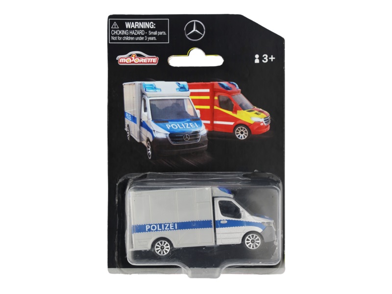 Sprinter, Polizei silberfarben, Majorette, 7,62 cm (3 Zoll) Sprinter, Polizei silberfarben, Majorette, 7,62 cm (3 Zoll)