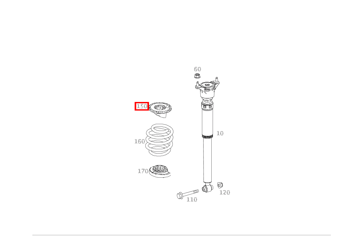 FEDERTELLEREINSATZ OBEN A 45 AMG 4MATIC 176