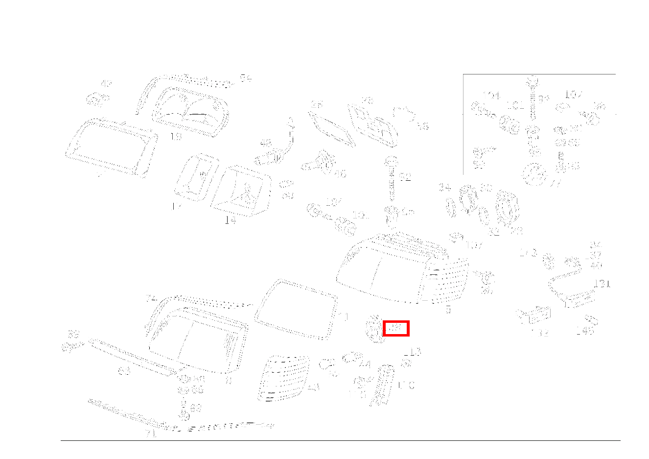 Stellelement LEUCHTWEITENREGULIERUNG S 600/600 SE V12 140 Stellelement LEUCHTWEITENREGULIERUNG S 600/600 SE V12 140