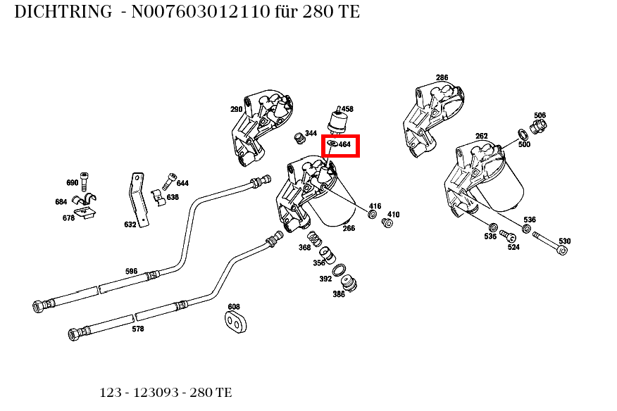 Dichtring 280 TE 123 Dichtring 280 TE 123