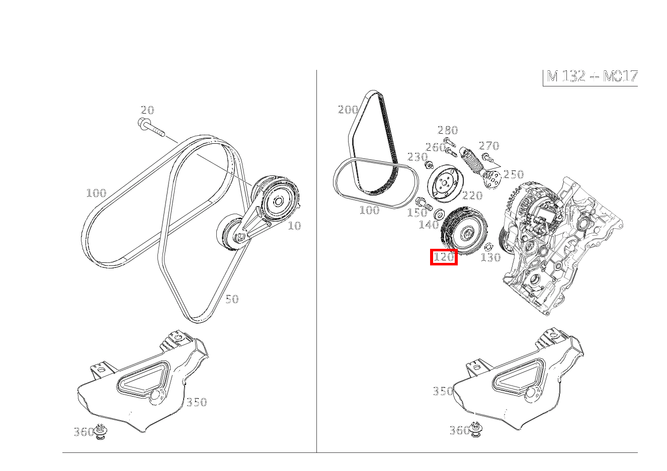 KEILRIPPENSCHEIBE fortwo coupé mhd 52 kW 460 KEILRIPPENSCHEIBE fortwo coupé mhd 52 kW 460