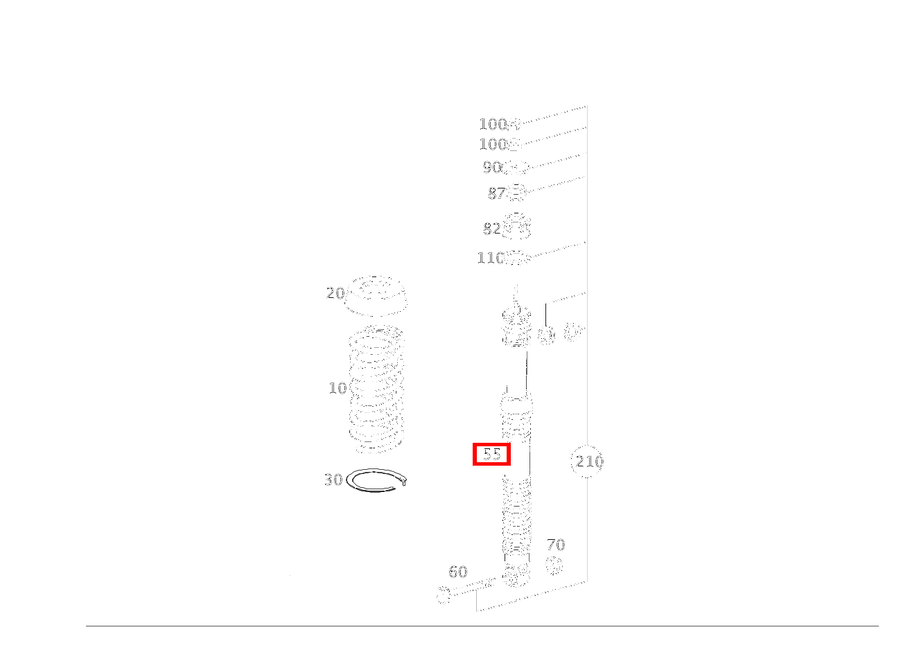Federbein C 320 4MATIC T-Modell 203 Federbein C 320 4MATIC T-Modell 203