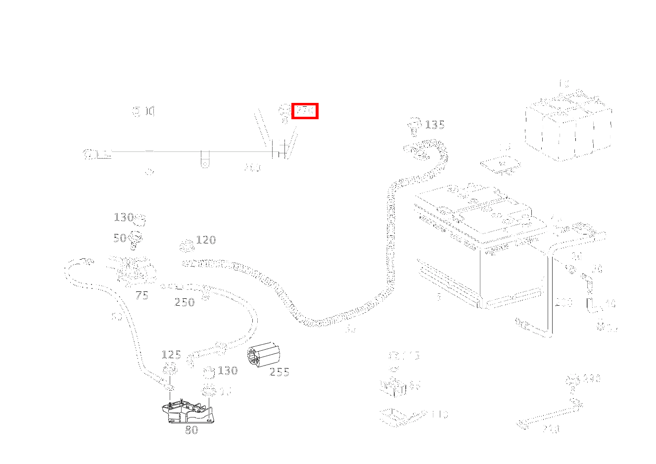 Sechskantschraube STARTERLEITUNGSSATZ AN STARTER; M6X10 E 200 T-Modell 210 Sechskantschraube STARTERLEITUNGSSATZ AN STARTER; M6X10 E 200 T-Modell 210