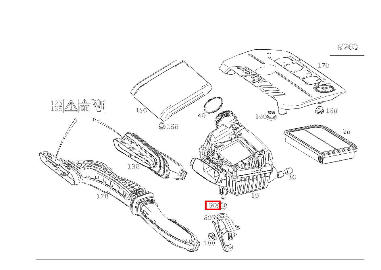 Elastomerlager An Träger Mercedes-AMG CLA 35 4MATIC Coupé 177 Elastomerlager An Träger Mercedes-AMG CLA 35 4MATIC Coupé 177