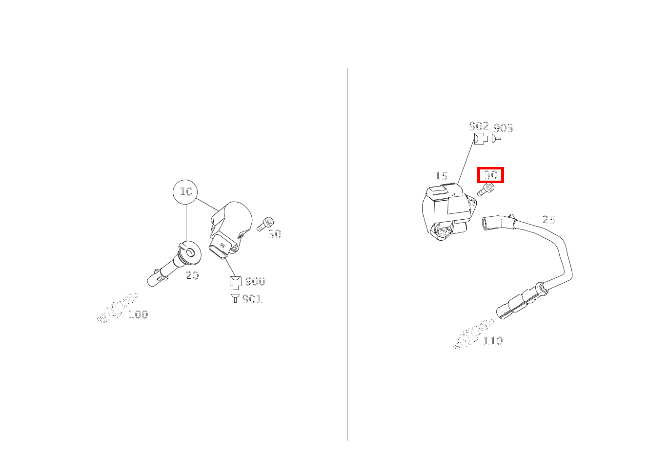 Sechsrundschraube Zündspule an Zylinderkopfhaube; M6X20 SLK 350 Roadster Sportmotor 171 Sechsrundschraube Zündspule an Zylinderkopfhaube; M6X20 SLK 350 Roadster Sportmotor 171