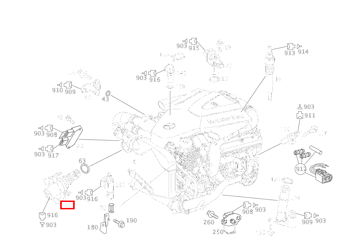 Temperatursensor Temperaturfühler Ansaugluft ML 400 CDI Off-Roader 163