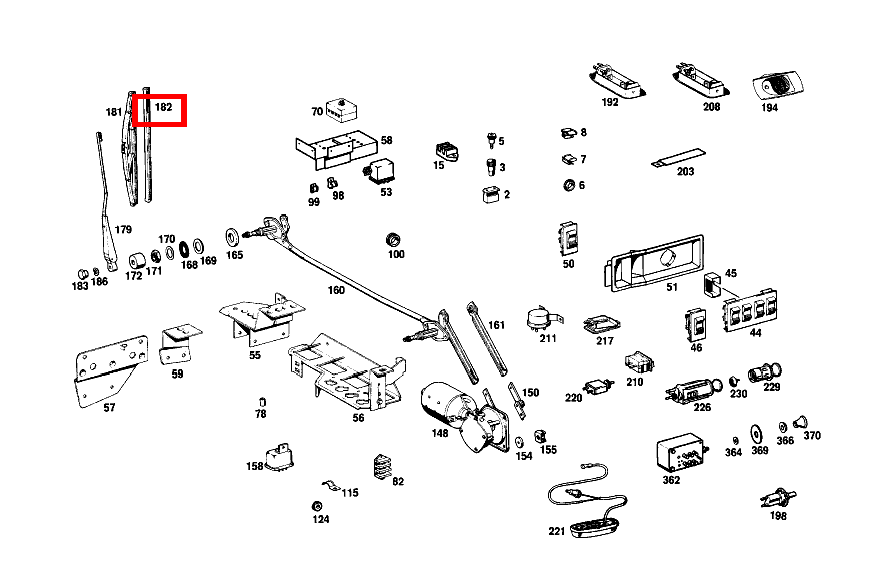 WISCHERGUMMI 300 SEL 109