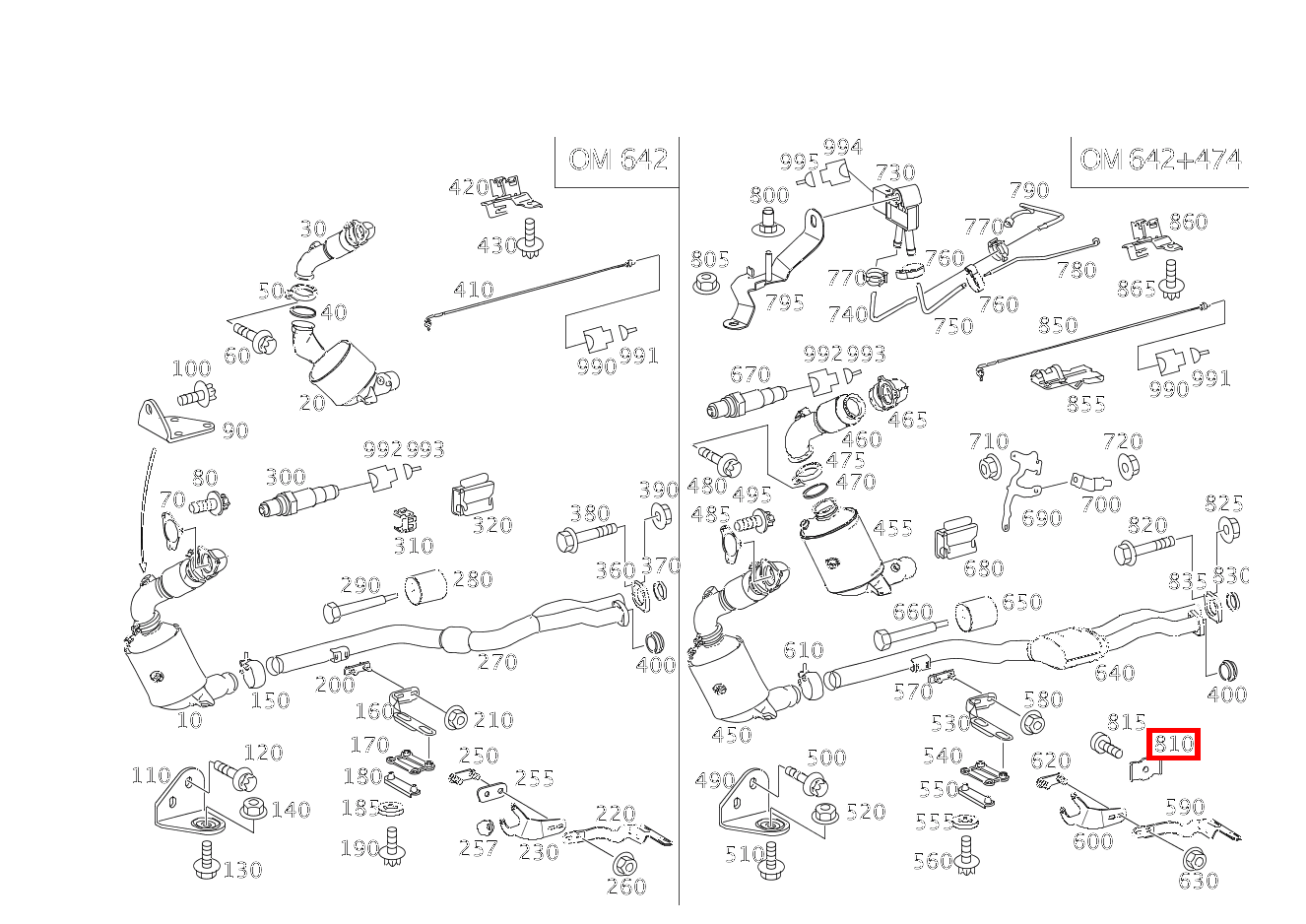 Lasche LEITUNG E280CDI SONDERAUFB 211