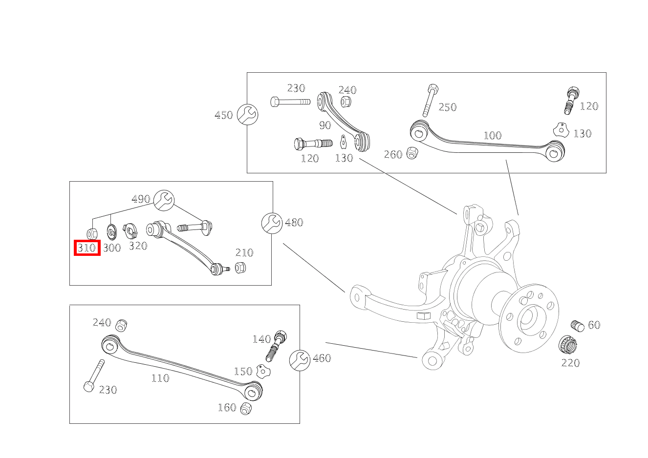 Sechskantmutter SPURSTANGE AN HINTERACHSTRAEGER; M12X1.5 Maybach 62 S (langer Radstand) 240 Sechskantmutter SPURSTANGE AN HINTERACHSTRAEGER; M12X1.5 Maybach 62 S (langer Radstand) 240