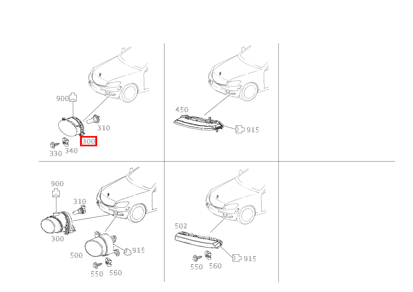 Nebelscheinwerfer Rechts C 180 KOMPRESSOR T-Modell BlueEFFICIENCY 240 Nebelscheinwerfer Rechts C 180 KOMPRESSOR T-Modell BlueEFFICIENCY 240