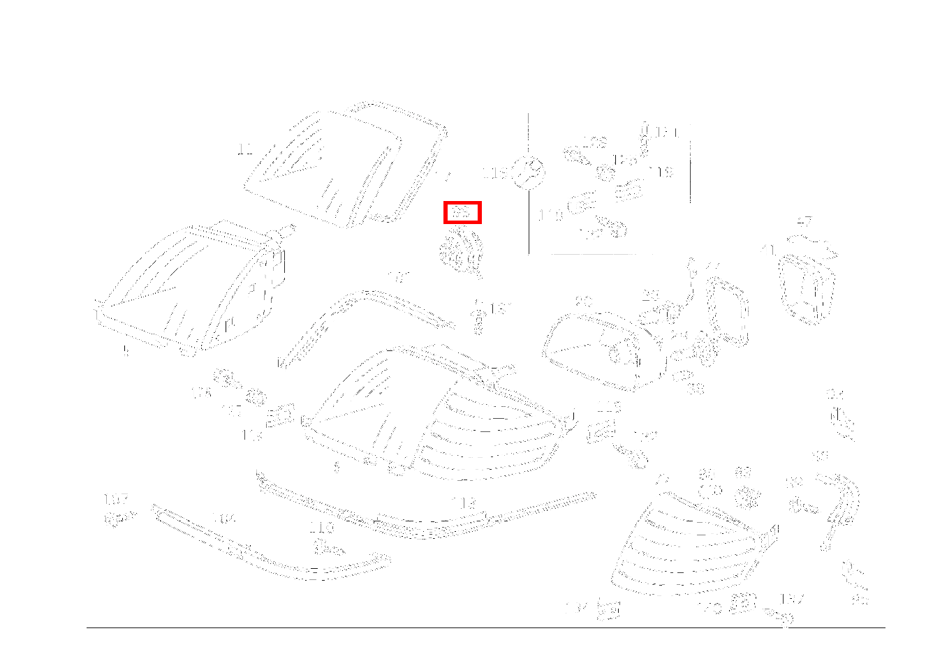 Stellelement LEUCHTWEITENREGULIERUNG 300 SL Roadster 129 Stellelement LEUCHTWEITENREGULIERUNG 300 SL Roadster 129