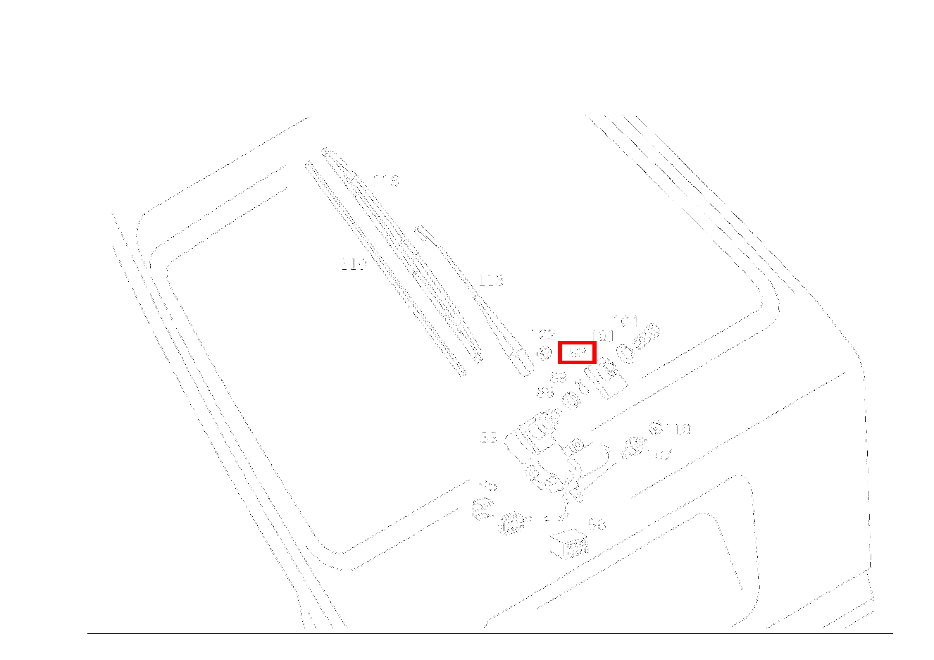 Buchse WISCHERACHSE 300TDT/E300DTDT 4M 124