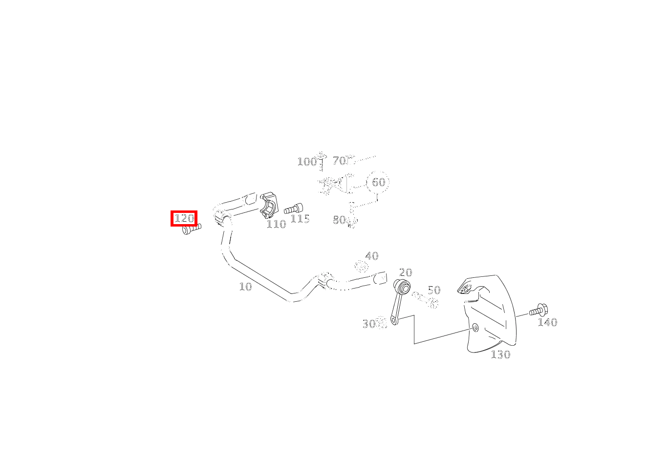 Zylinder-Schraube DREHSTAB AN HALTER; M8X35 E 280 T 4-MATIC 211 Zylinder-Schraube DREHSTAB AN HALTER; M8X35 E 280 T 4-MATIC 211