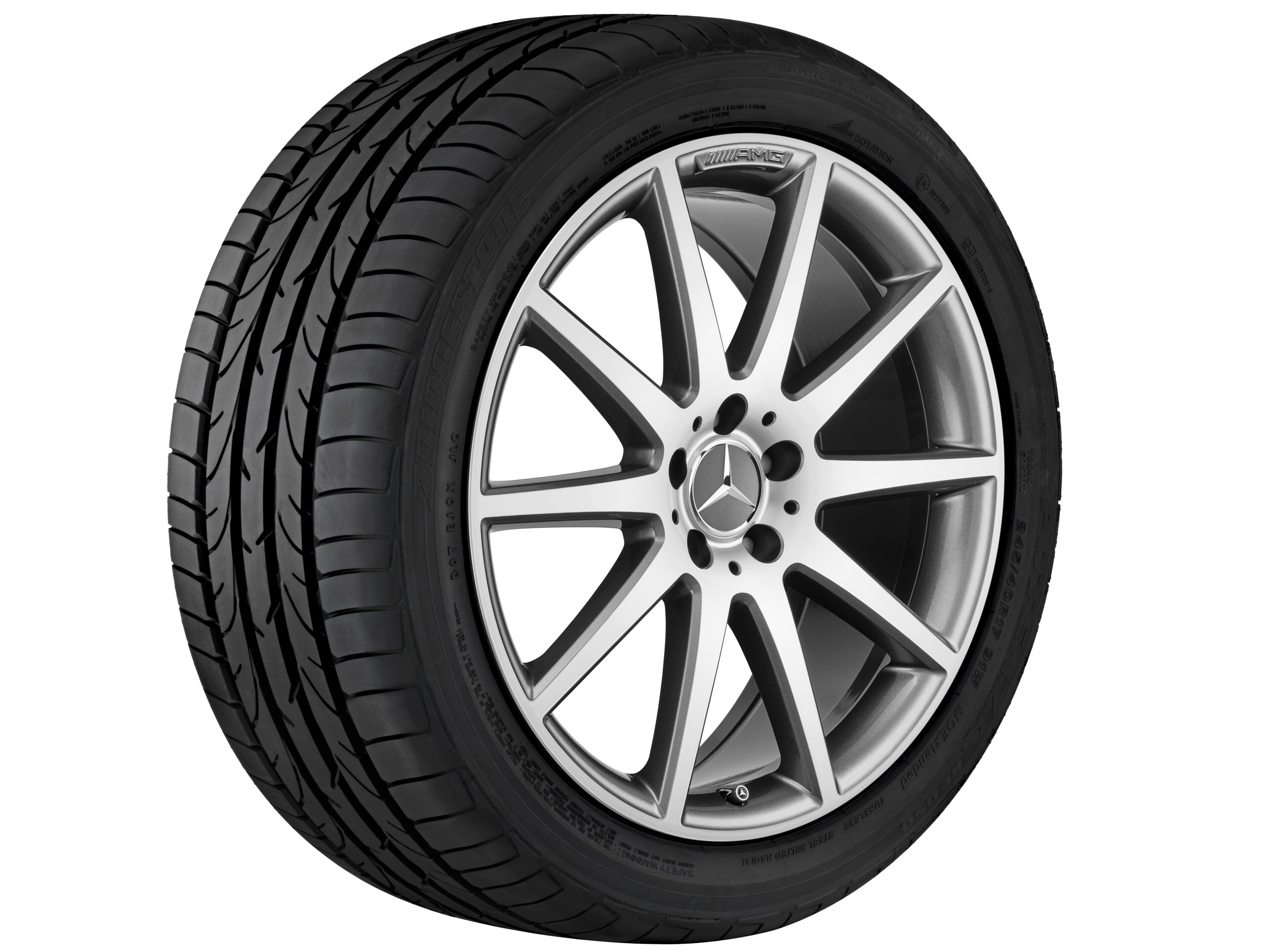 Mercedes-Benz - AMG 10-Speichen-Rad, 50,8 cm (20 Zoll) AMG 10-Speichen-Rad, 50,8 cm (20 Zoll)