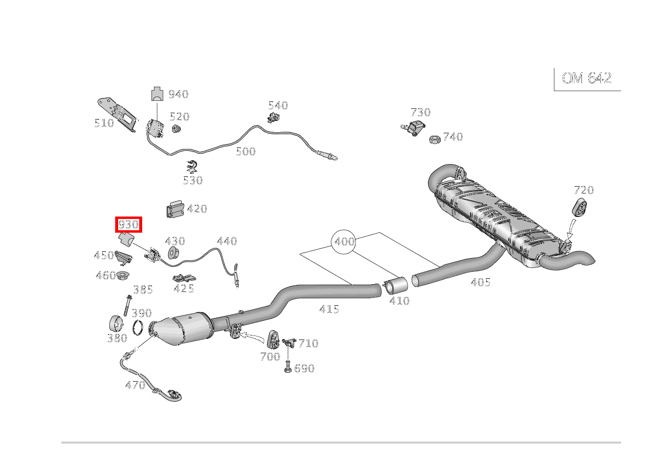 Kupplungsgehäuse NOx-Sensor nach Katalysator N37/8; 5 PIN MLK 1.2 GLS 350 d 4MATIC 166 Kupplungsgehäuse NOx-Sensor nach Katalysator N37/8; 5 PIN MLK 1.2 GLS 350 d 4MATIC 166