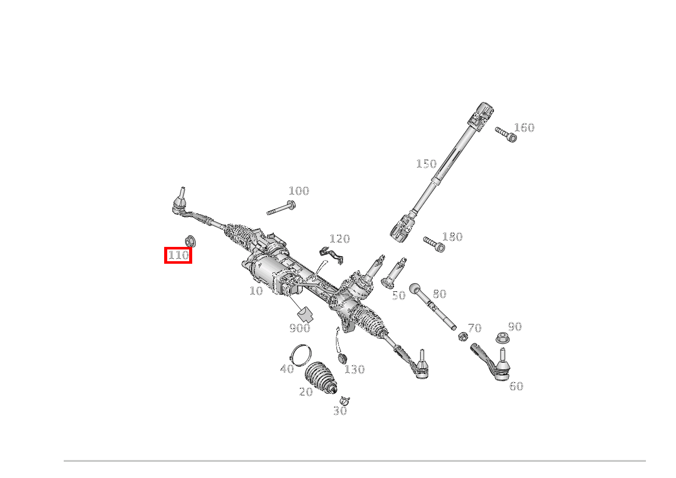 Mutter LENKUNG AN INTEGRALTRAEGER; M12X1.5 GLE 350 4MATIC 166 Mutter LENKUNG AN INTEGRALTRAEGER; M12X1.5 GLE 350 4MATIC 166