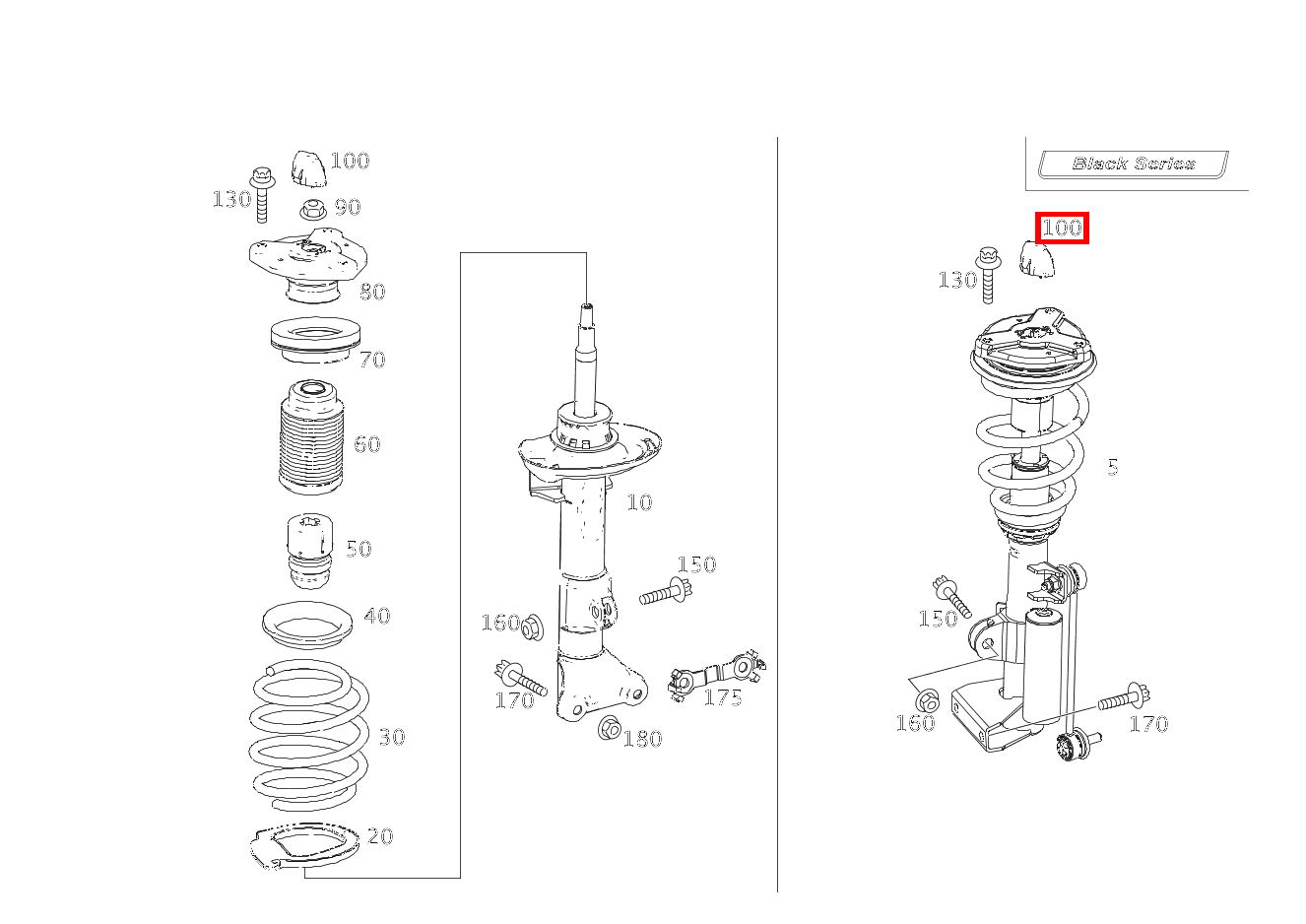 Staubschutzkappe C63AMG BlackSeries 204