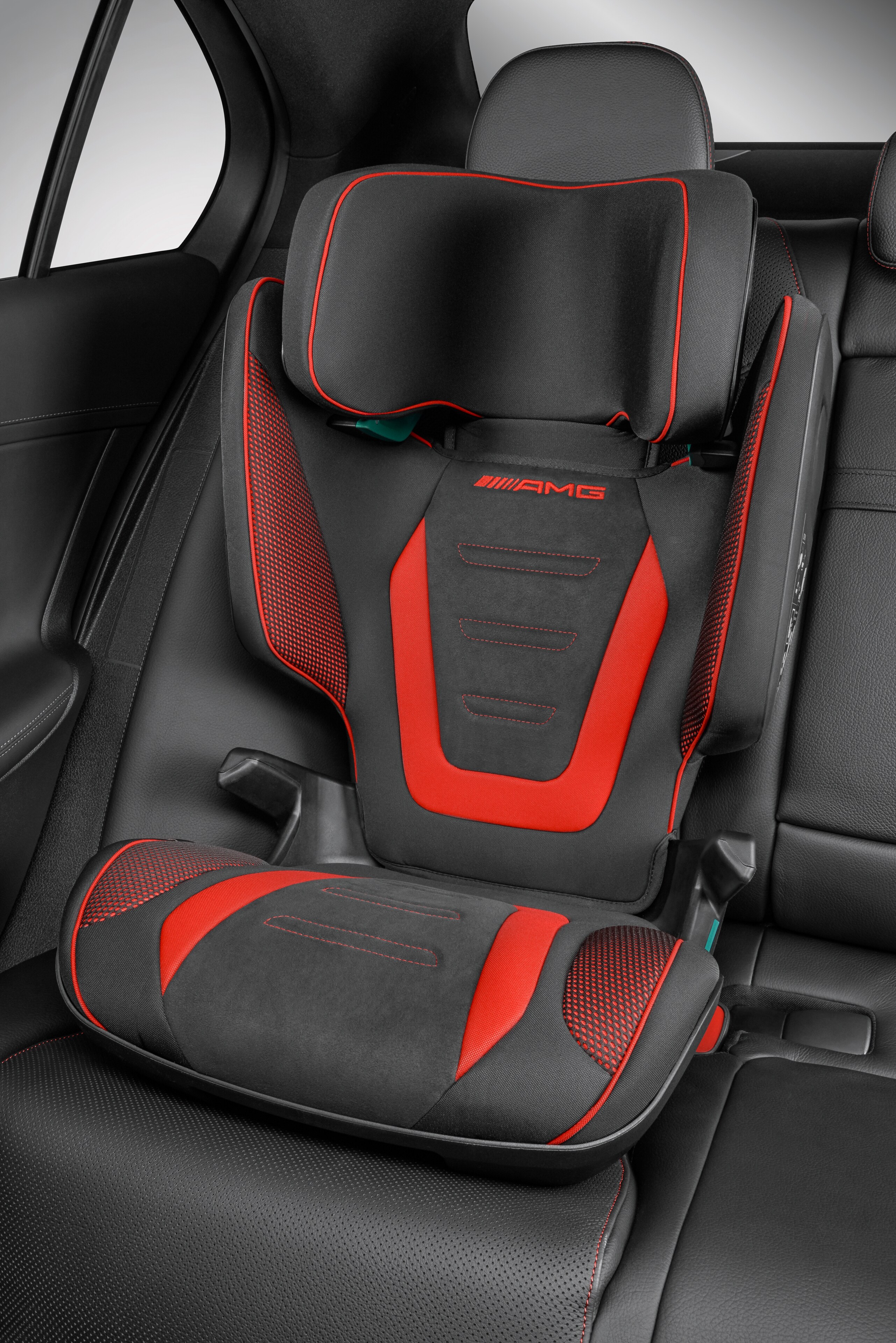 AMG Kindersitz KIDFIX, M i-SIZE schwarz / rot