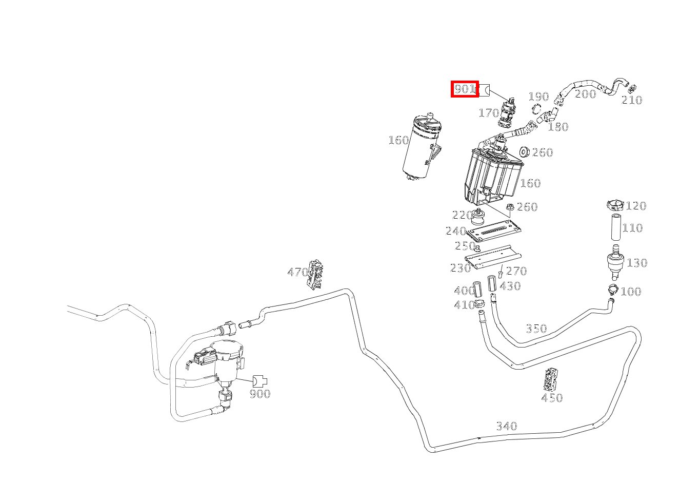 Buchsengehäuse Absperrventil AKB Y58/4; 2-PIN 0.40 SL65 AMG 231 Buchsengehäuse Absperrventil AKB Y58/4; 2-PIN 0.40 SL65 AMG 231