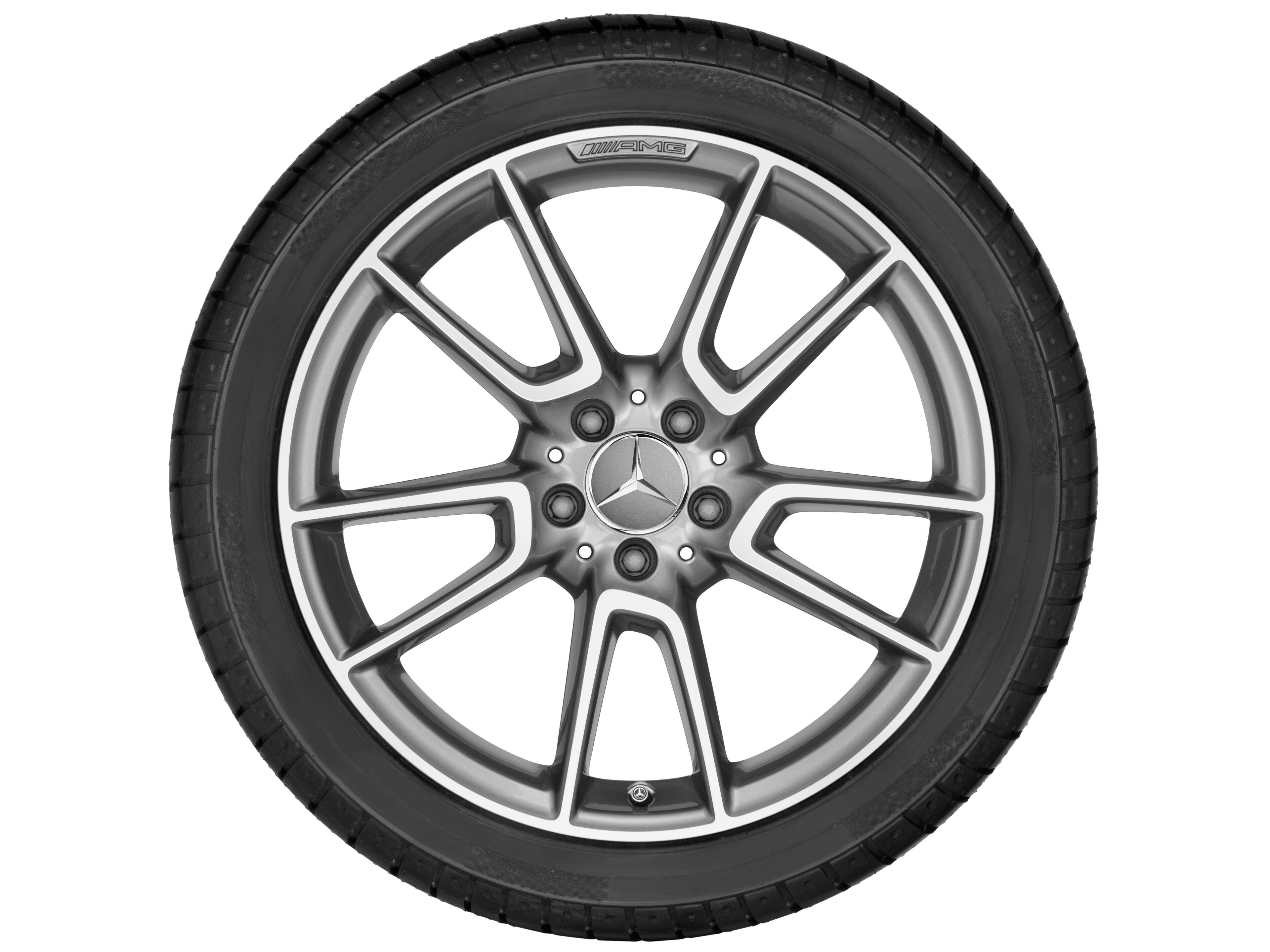 Mercedes-Benz - AMG 5-Doppelspeichen-Rad, 48,3 cm (19 Zoll) AMG 5-Doppelspeichen-Rad, 48,3 cm (19 Zoll)