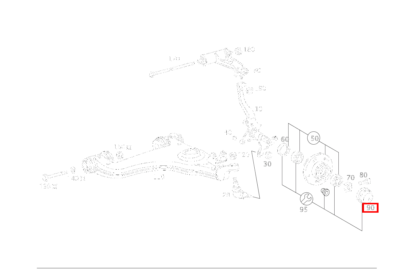 Verschlusskappe LINKS UND RECHTS E280 210 Verschlusskappe LINKS UND RECHTS E280 210