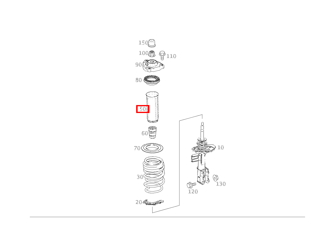 Manschette LINKS UND RECHTS Mercedes-AMG GLA 45 4MATIC Sport Utility Vehicle 156