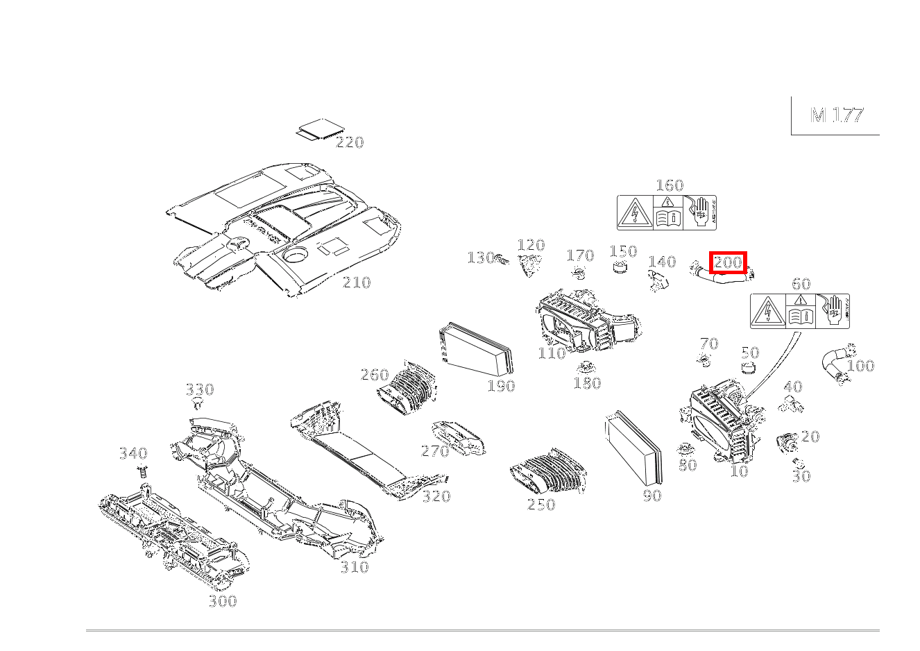 Formschlauch Rechts Mercedes-AMG G 63 463