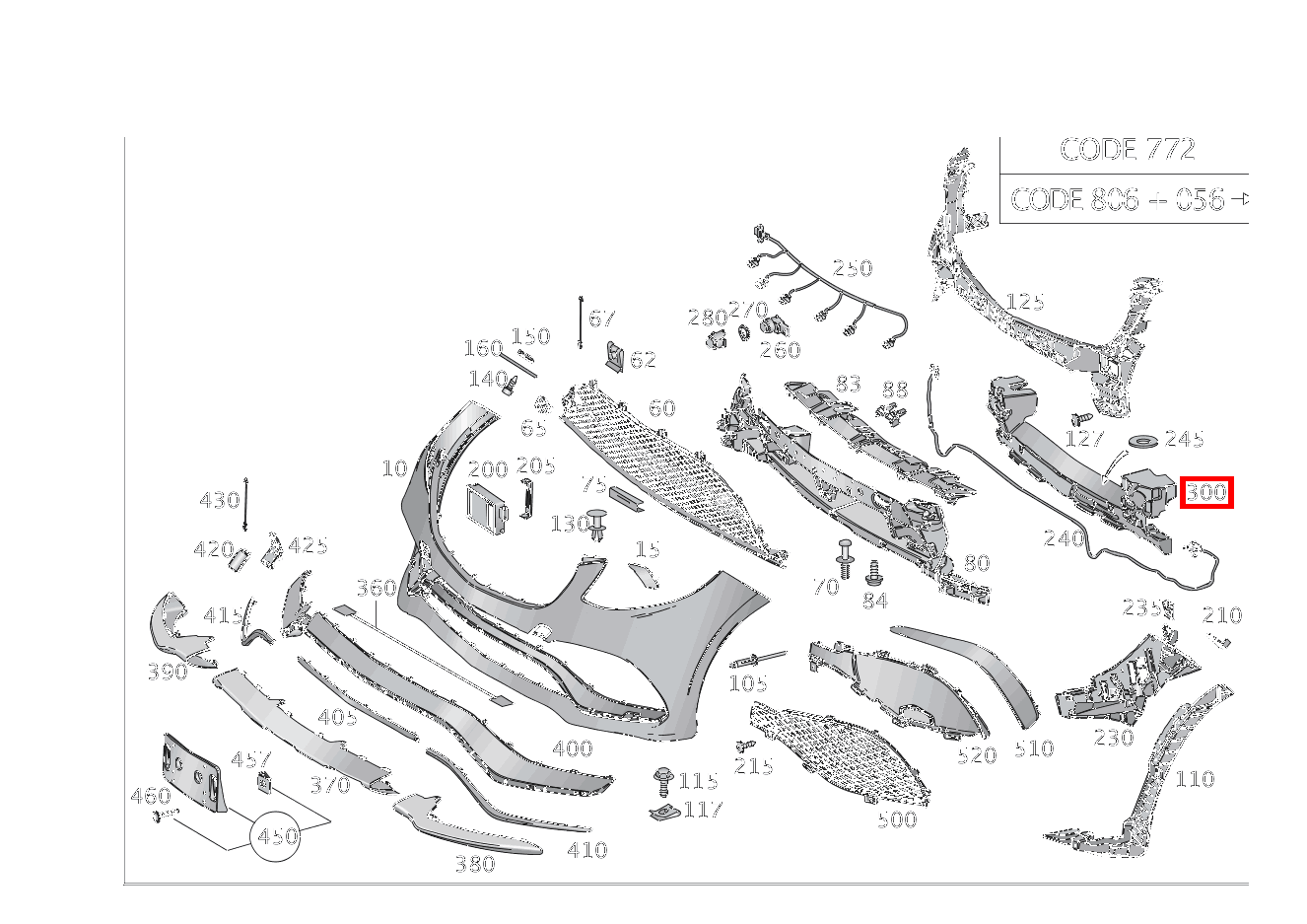 Pralldämpfer Mitte GLS 500 4MATIC 166 Pralldämpfer Mitte GLS 500 4MATIC 166