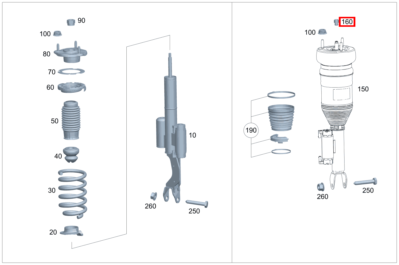 Anschlussstutzen Druckleitung an Federbein C 400 T MATIC 205 Anschlussstutzen Druckleitung an Federbein C 400 T MATIC 205