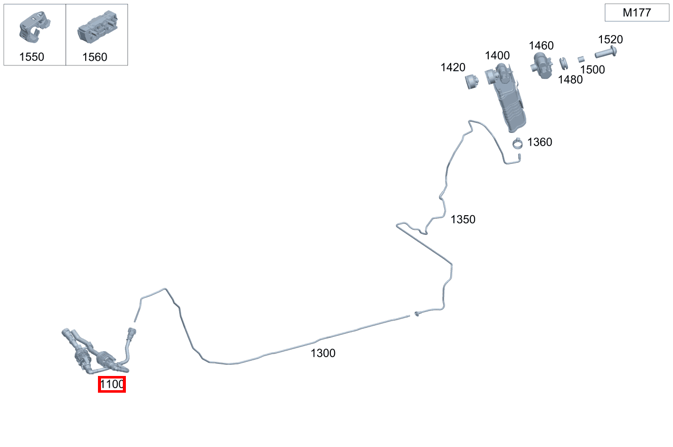 Regenerierventil Mercedes-AMG C 63 S Cabriolet 205
