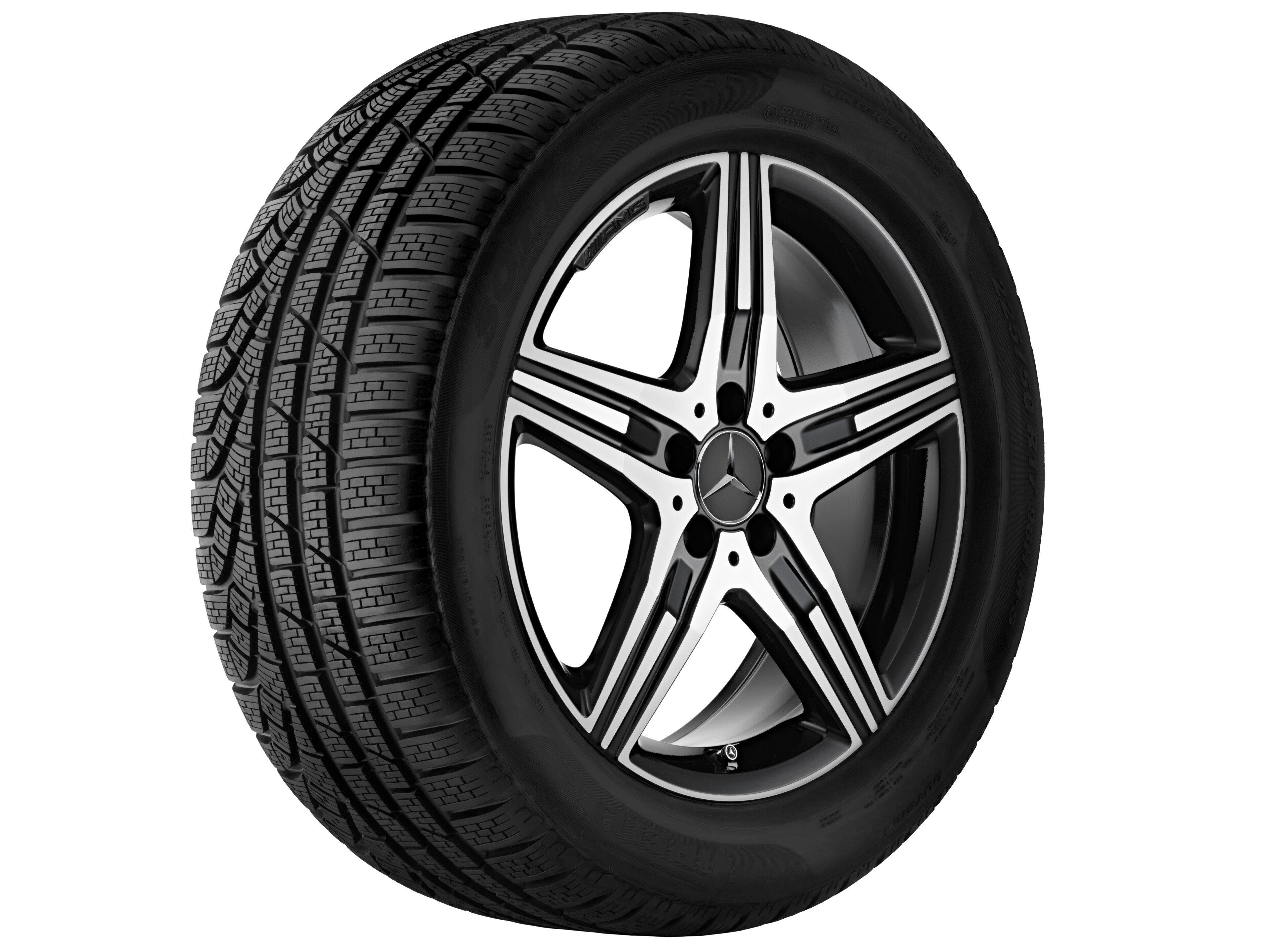 Mercedes-Benz - AMG 5-Speichen-Rad, 45,7 cm (18 Zoll) AMG 5-Speichen-Rad, 45,7 cm (18 Zoll)