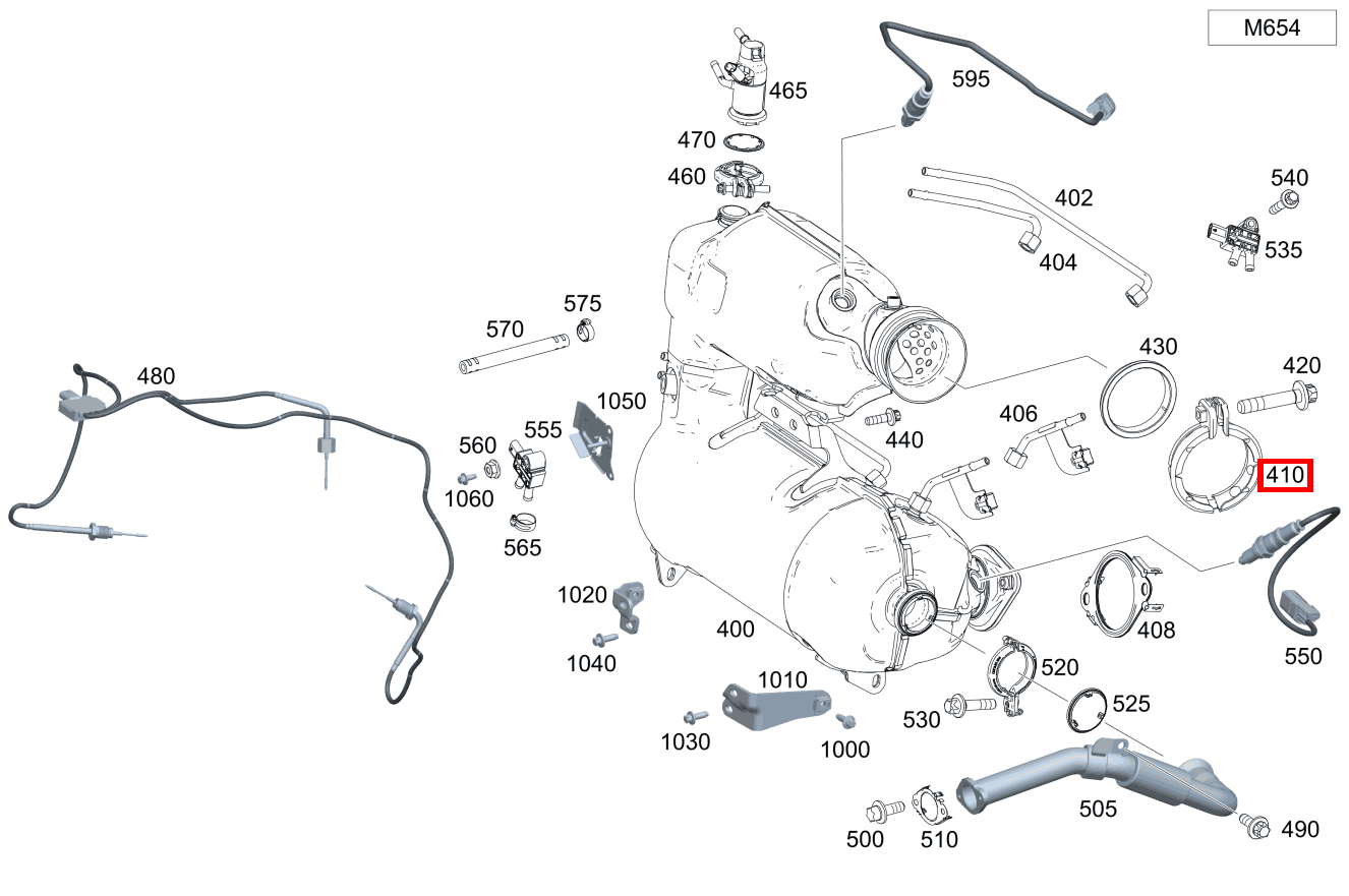 Rohrschelle Abgasanlage Abgasanlage an Abgasturbolader A 220 d Limousine 177 Rohrschelle Abgasanlage Abgasanlage an Abgasturbolader A 220 d Limousine 177