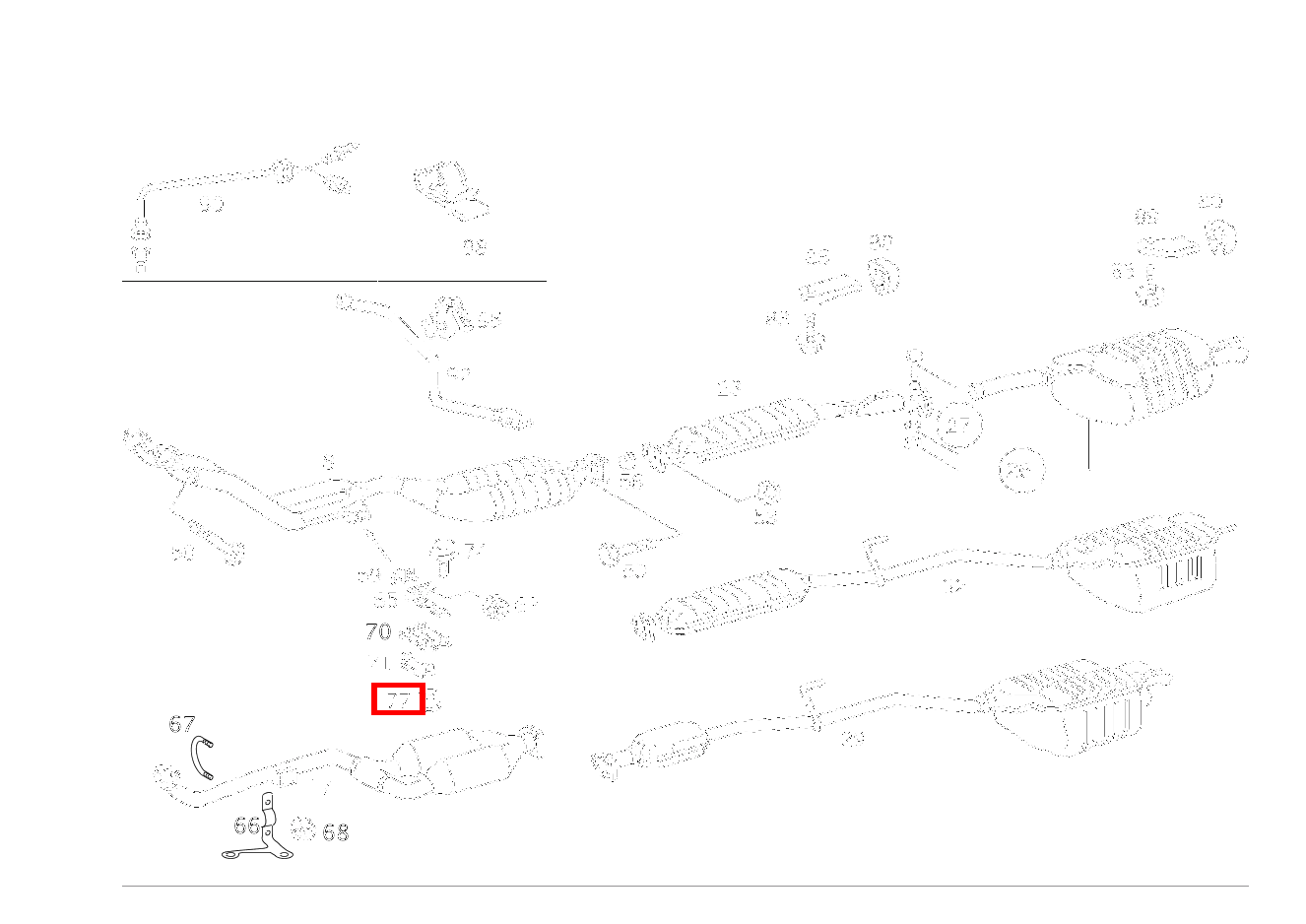 Sechskantmutter AUSPUFFROHR VORN AN GETRIEBE; M8 C 230 220 Sechskantmutter AUSPUFFROHR VORN AN GETRIEBE; M8 C 230 220