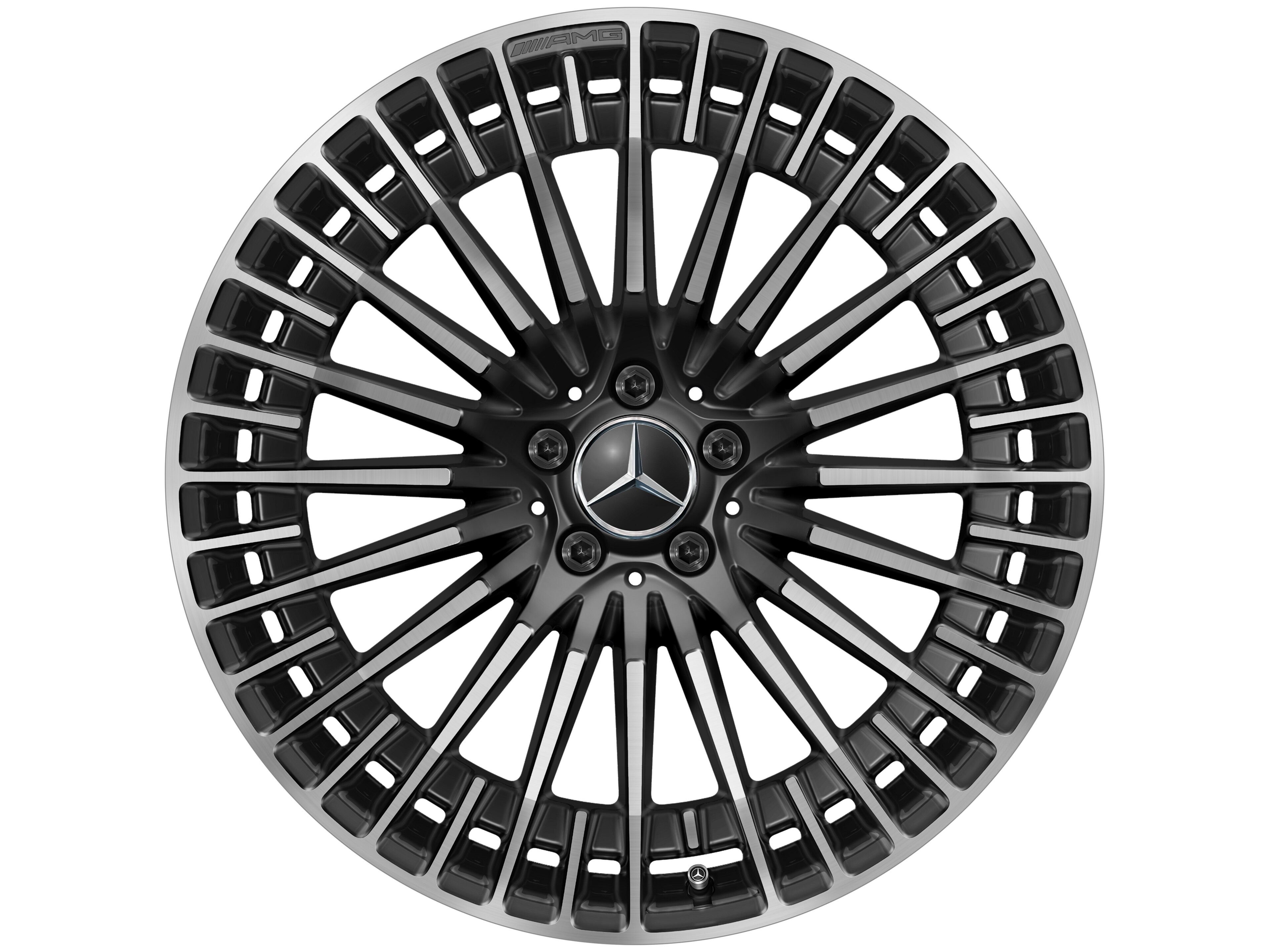 AMG Vielspeichen-Rad, 21 Zoll, 9 J x 21 ET 31, schwarz