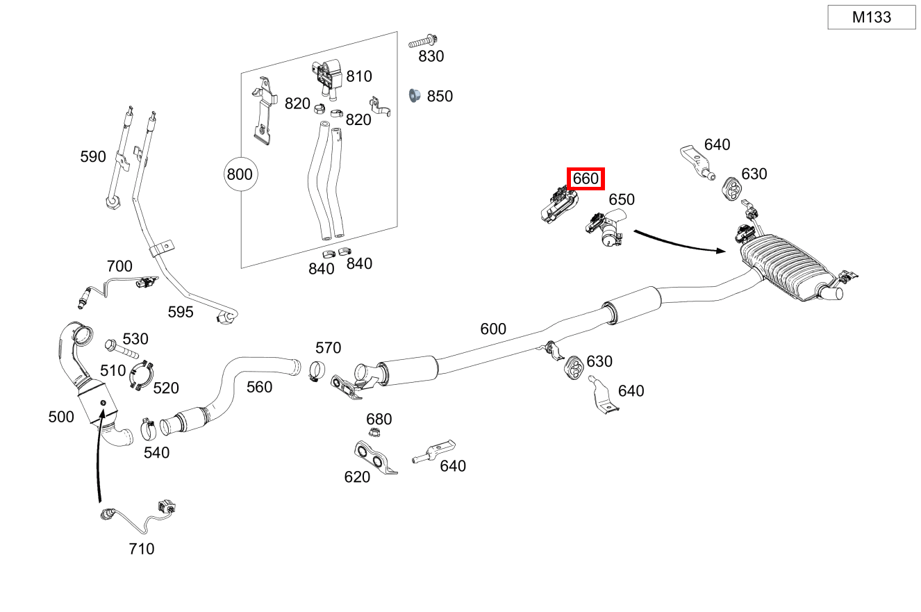 Aktuator Abgasklappe Mercedes-AMG CLA 45 4MATIC Shooting Brake BCA 117