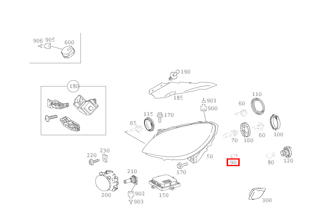 Glühlampe BEGRENZUNGSLEUCHTE; 12V-5W B 200 Turbo Sports Tourer 245 Glühlampe BEGRENZUNGSLEUCHTE; 12V-5W B 200 Turbo Sports Tourer 245