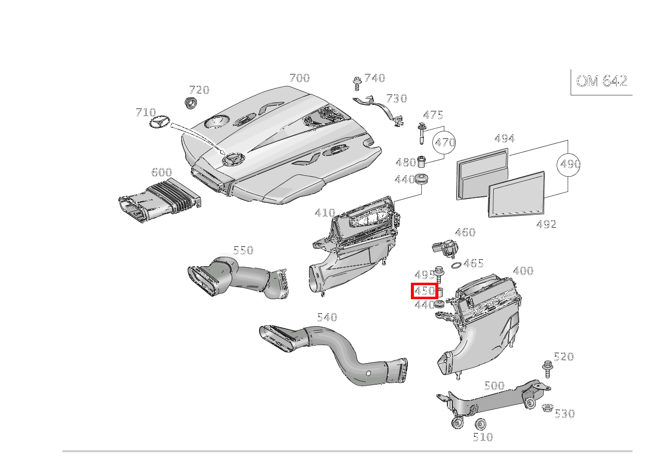 Buchse LUFTFILTERGEHAEUSE RECHTS ML/GLE 350 BT/D 4M 642826 292 Buchse LUFTFILTERGEHAEUSE RECHTS ML/GLE 350 BT/D 4M 642826 292