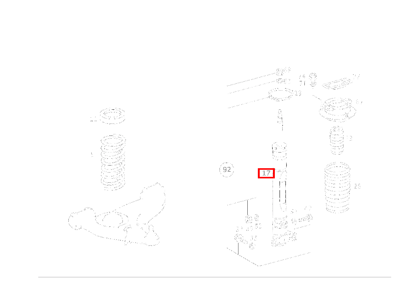 Stossdämpfer E 500 Limousine 124