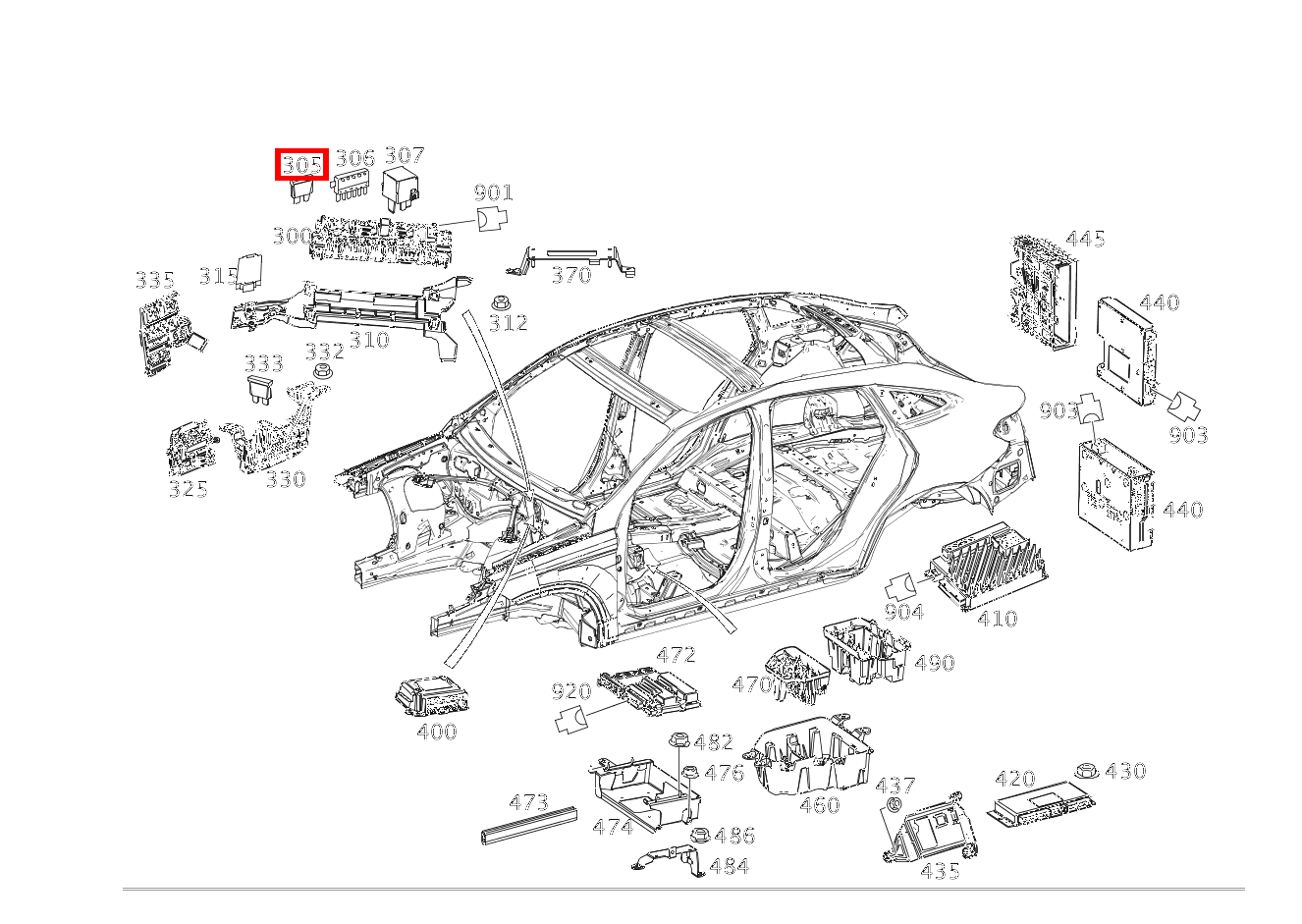Sicherungseinsatz VERSILBERT; C-30A-S Mercedes-AMG GLE 43 4MATIC Coupé 293 Sicherungseinsatz VERSILBERT; C-30A-S Mercedes-AMG GLE 43 4MATIC Coupé 293